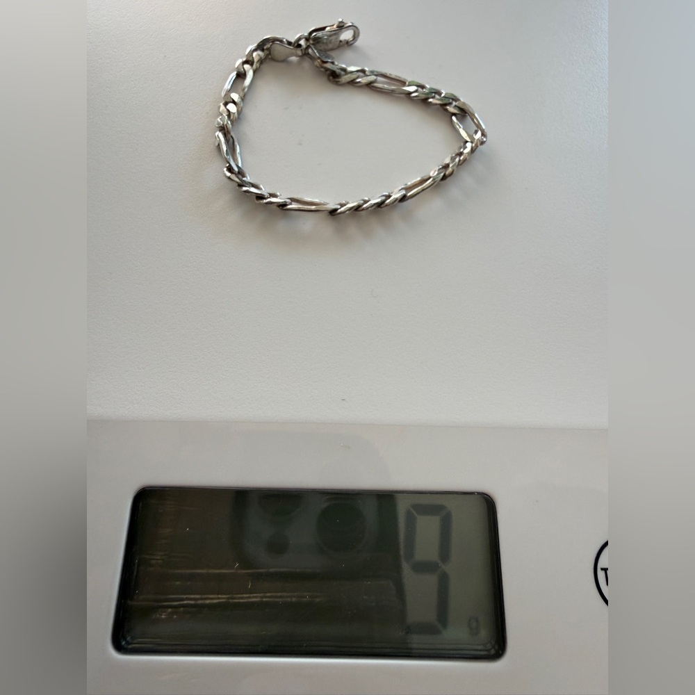 925 Sterling Silver Fígaro Bracelet